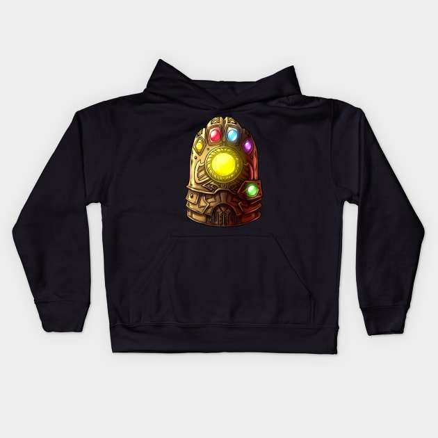 Infinity Pawntlet Kids Hoodie by JordanMDalton